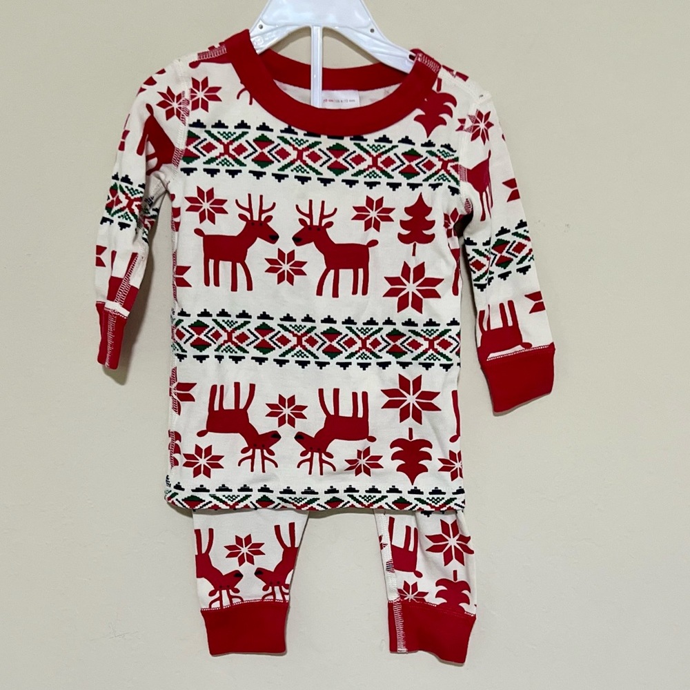 Hanna Andersson Holiday PJs, 6-12M